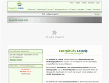 Tablet Screenshot of energiecity-leipzig.de